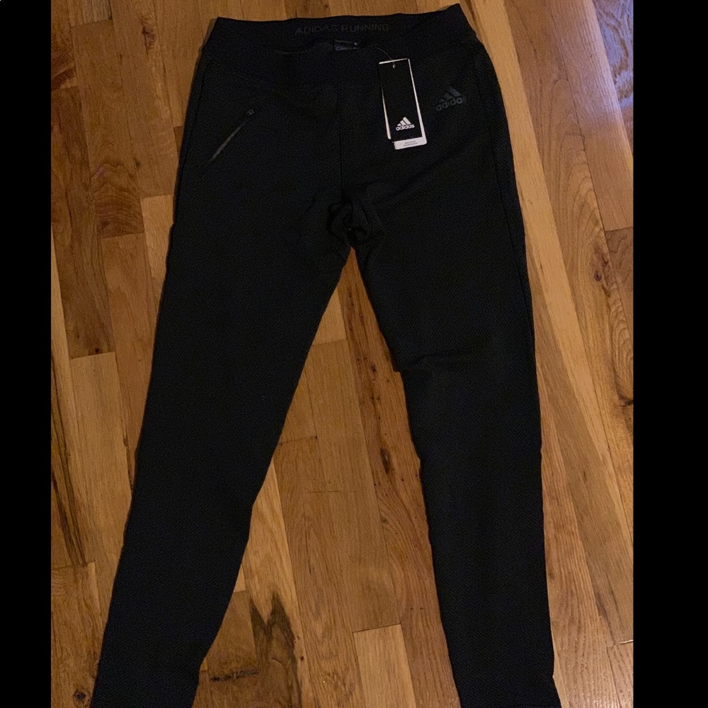 Adidas running reflective compression pants